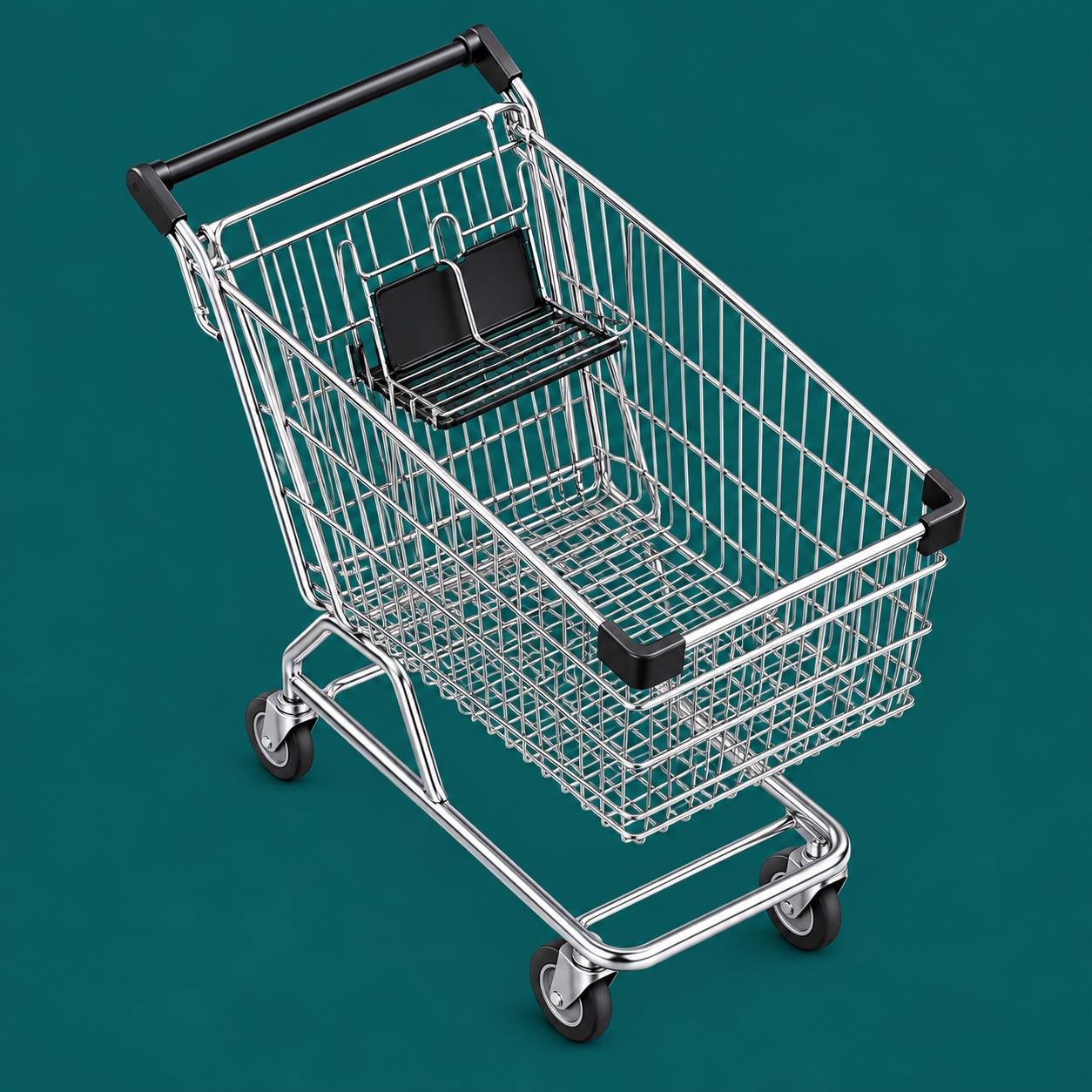 Shopping Trolley 60 Litres with Baby Seat — image 3