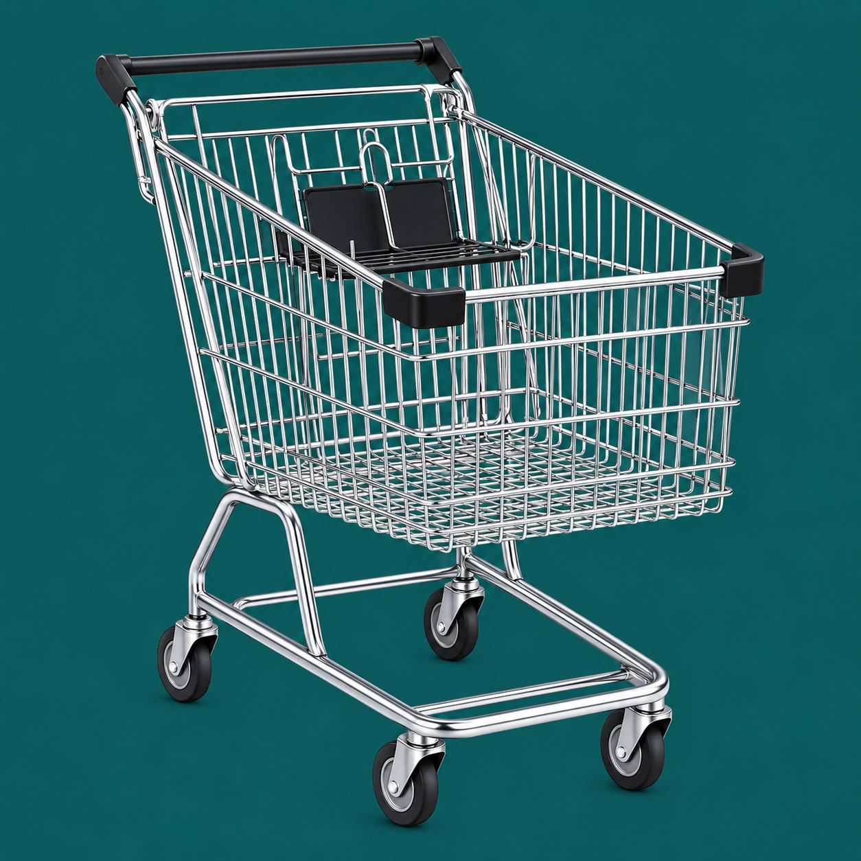 Shopping Trolley 60 Litres with Baby Seat