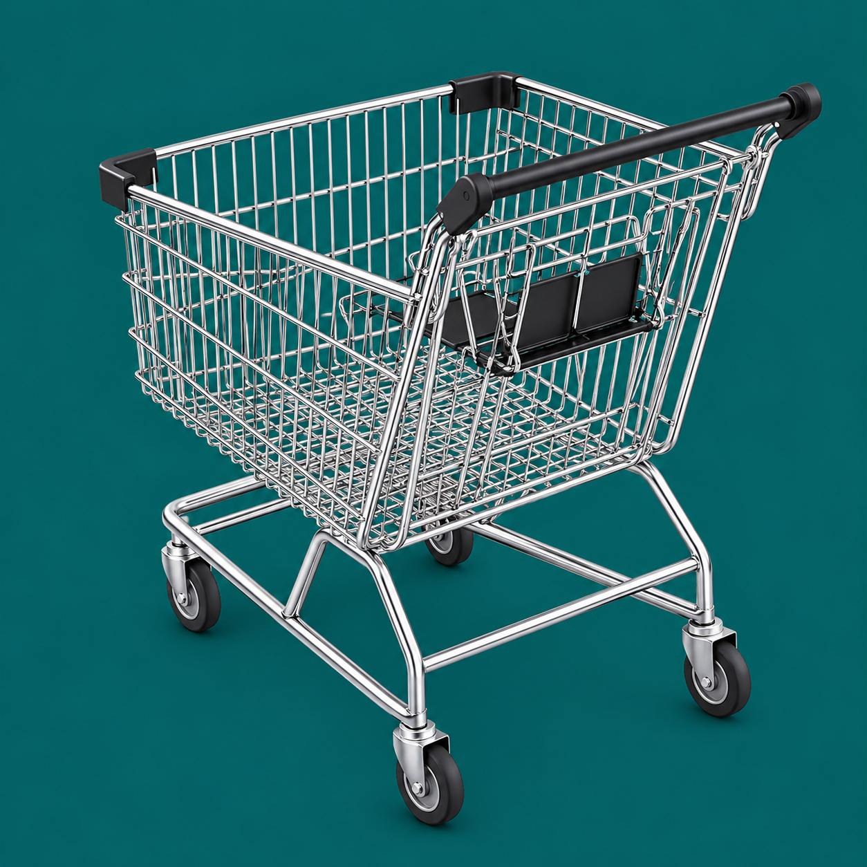 Shopping Trolley 60 Litres with Baby Seat — image 2