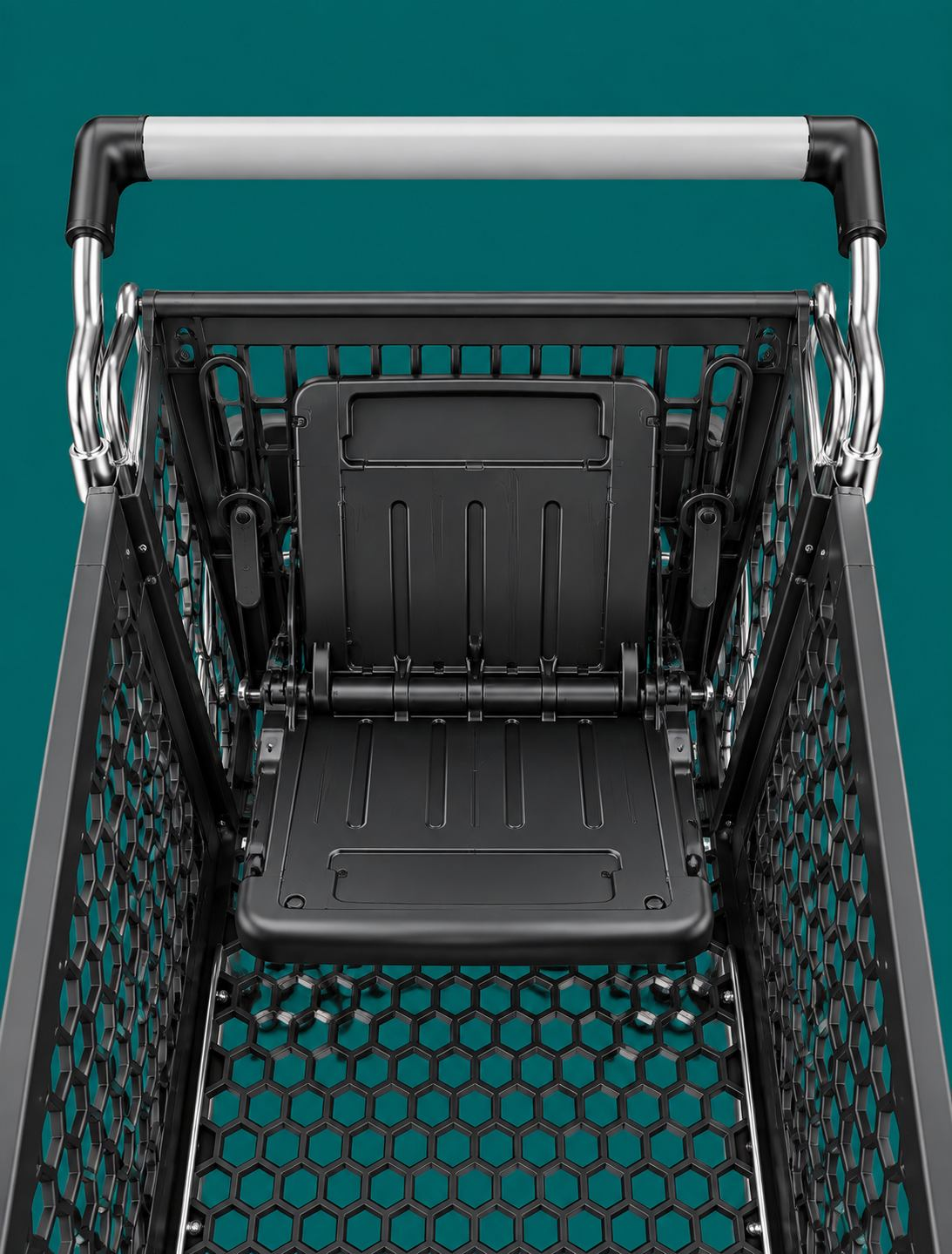 Shopping Trolley 100 Litres – Plastic Body with Baby Seat — image 3