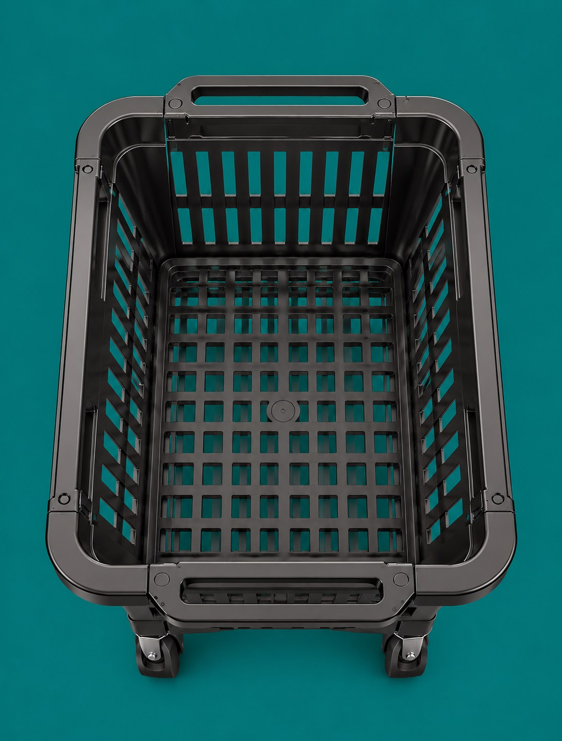 Shopping Basket with 4 Wheels – 30 Litres — image 3