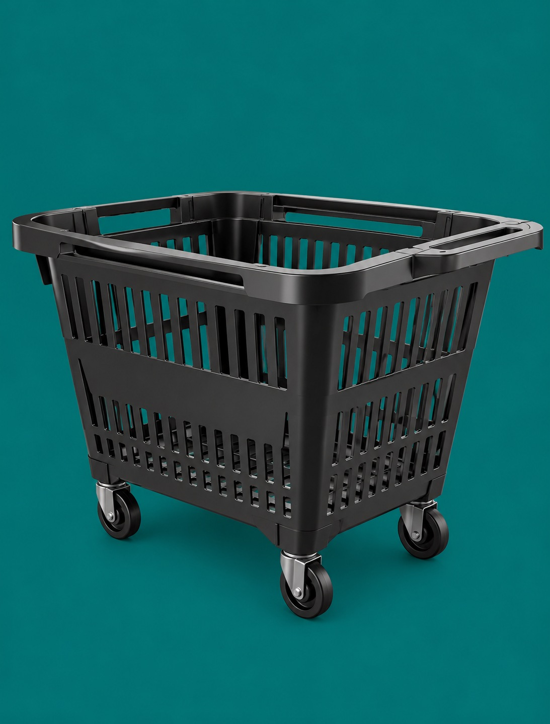 Shopping Basket with 4 Wheels – 30 Litres — image 2