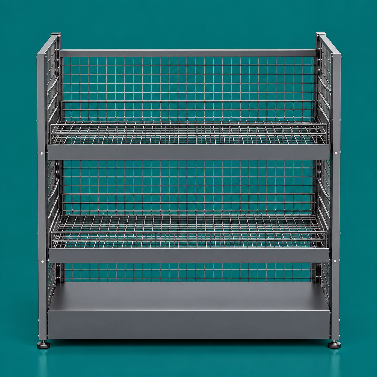 Mesh Chocolate Rack – 2 Mesh Trays with Base — image 2