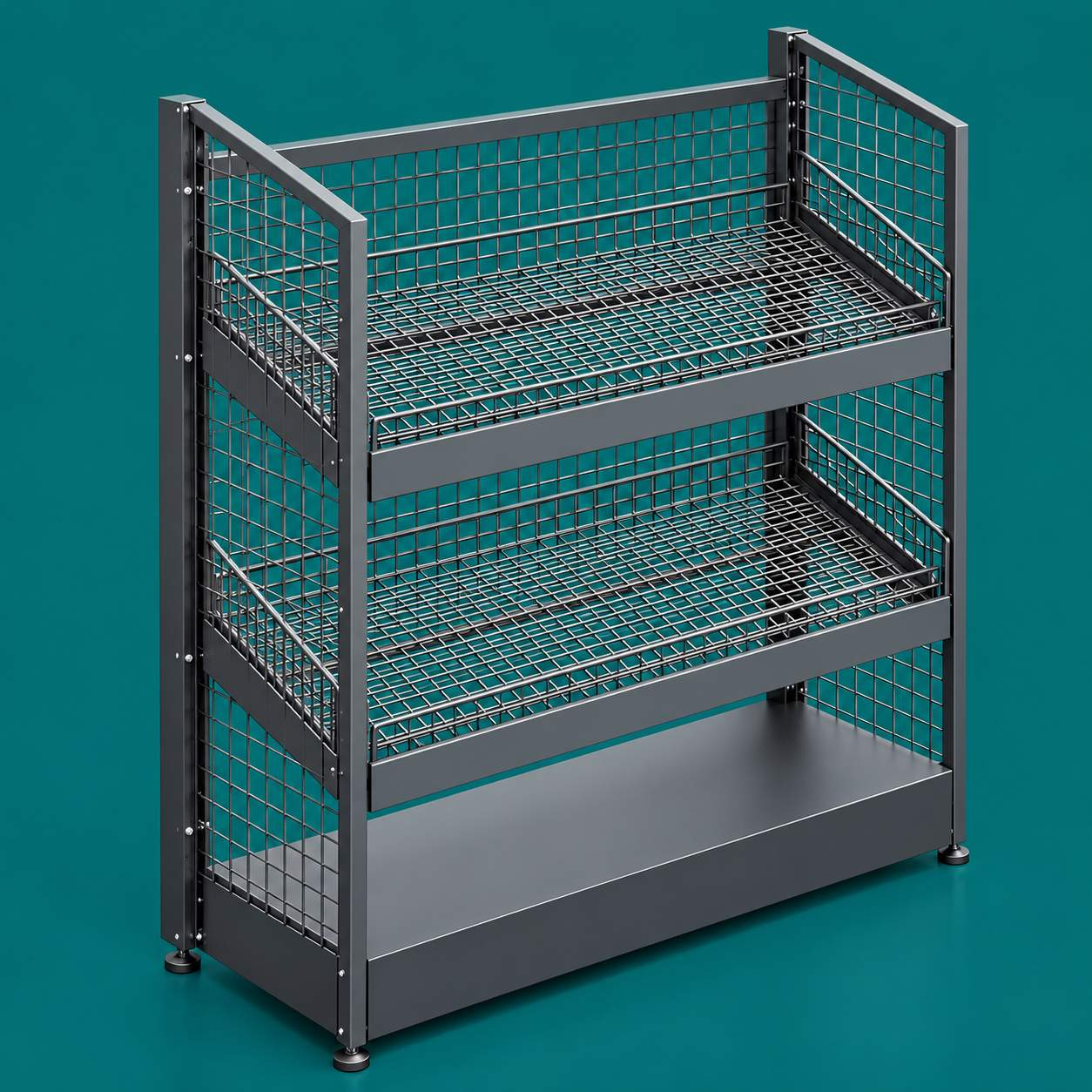 Mesh Chocolate Rack – 2 Mesh Trays with Base — image 3
